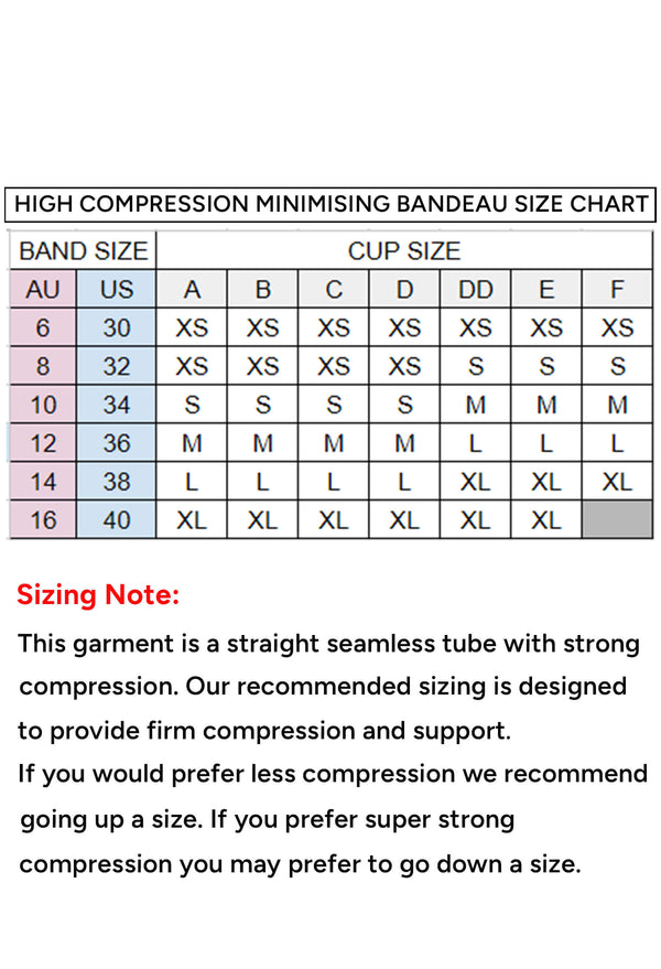 High Compression Minimizing Bandeau - 2 Pack