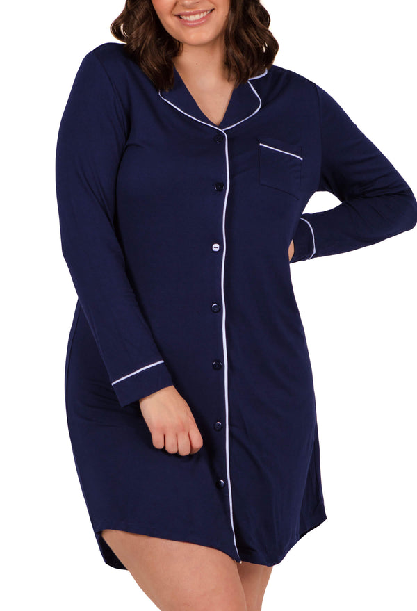 Buttery Soft Bamboo Pajama Dress - 2 Pack
