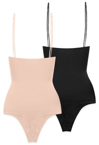 Underbust Stay Up Shaping Thong - 2 Pack