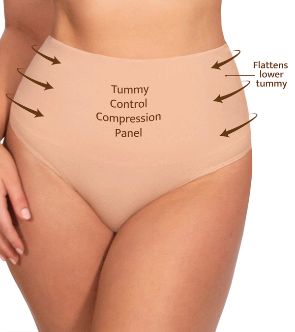 High Waist Shaping Thong - 3 Pack