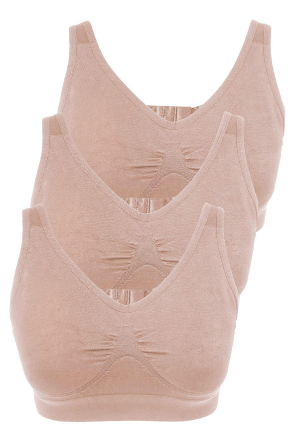 Minimizer Wire Free Bra - Travel Bra 3 Pack