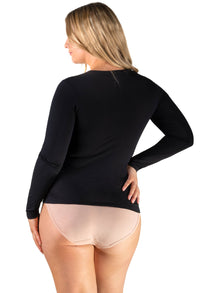 Superfine 100% Cotton Long Sleeve Top - 2 Pack