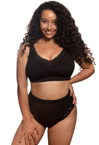 Lace Minimizer Wire Free Bra - Travel Bra 3 Pack