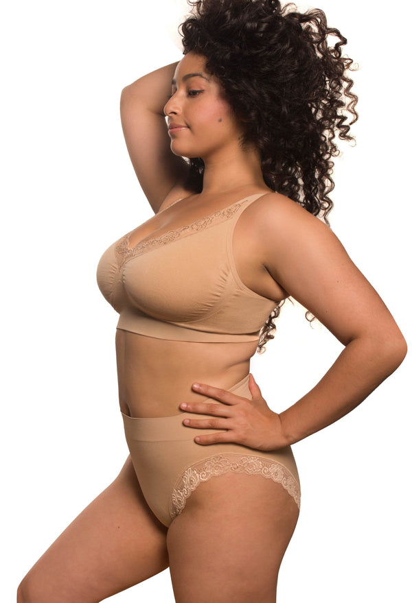 Lace Minimizer Wire Free Bra - 3 Pack