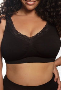 Lace Minimizer Wire Free Bra - Travel Bra