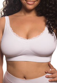Lace Minimizer Wire Free Bra - Travel Bra
