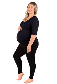 Maternity Bamboo Mid Length Sleeve Tee