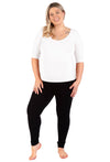 Maternity Bamboo Mid Length Sleeve Tee