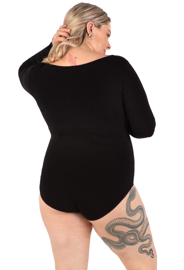 Maternity Long Sleeve Bamboo Bodysuit