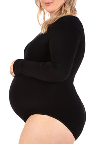 Maternity Long Sleeve Bamboo Bodysuit