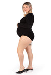 Maternity Long Sleeve Bamboo Bodysuit
