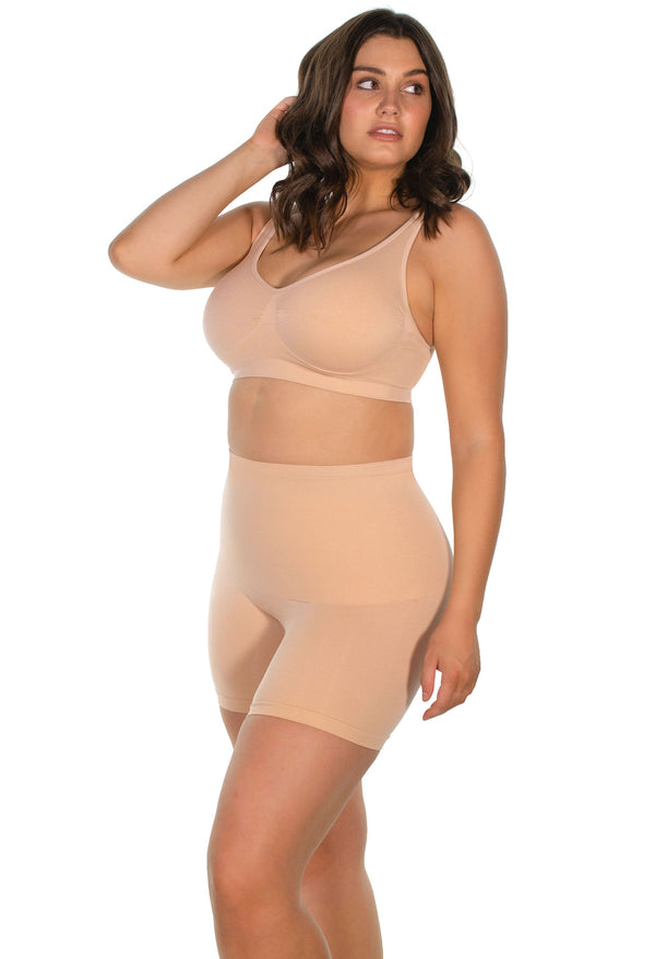 Stay Up Silicone Band Shaping Shorts - 2 Pack