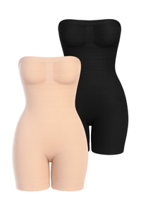 Shapewear Bodysuit Strapless Shorts | BodySleek - 2 Pack