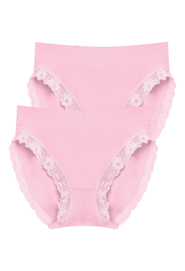 Invisible Lace Contour High Cut Brief - 2 Pack