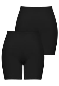 Stay Up Silicone Band Shaping Shorts - 2 Pack