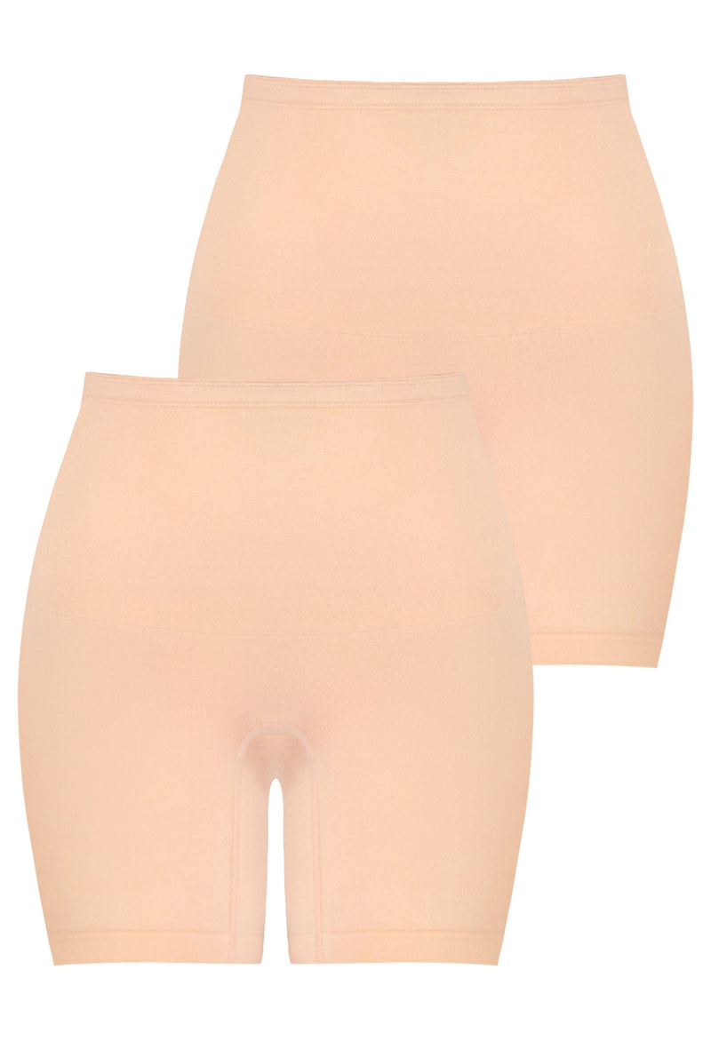Stay Up Silicone Band Shaping Shorts - 2 Pack
