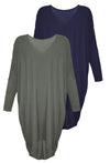 Maternity Bamboo Night Dress - 2 Pack