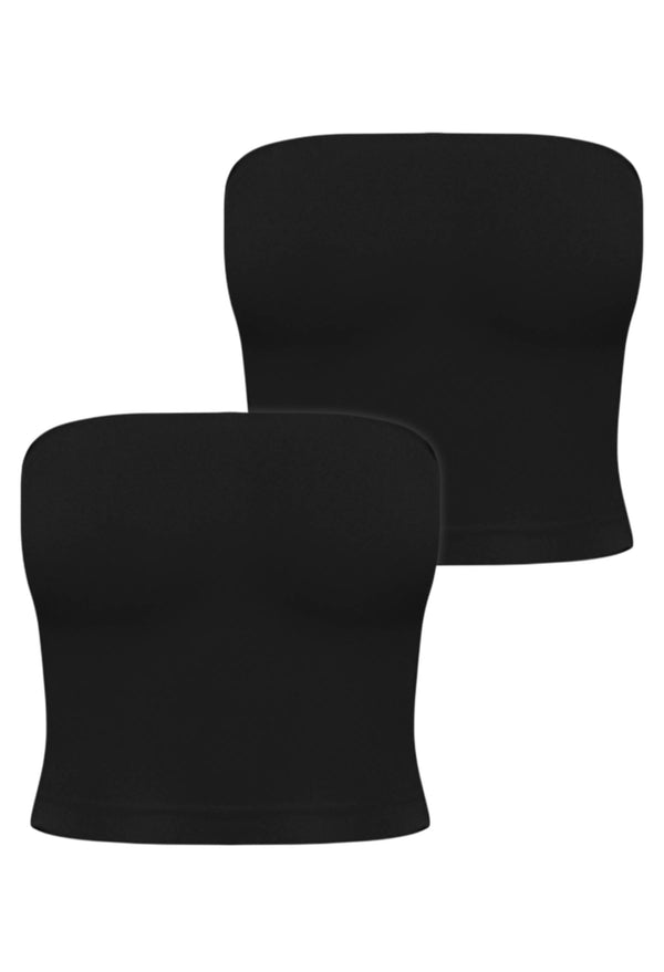 Cotton Comfort Seamless Minimising Tube - 2 Pack