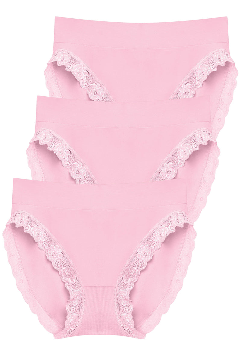 Invisible Lace Contour High Cut Brief - 3 Pack
