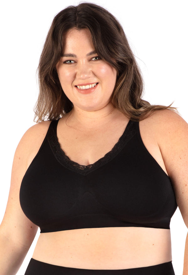 Lightweight Wire Free Bra For Big Boobs