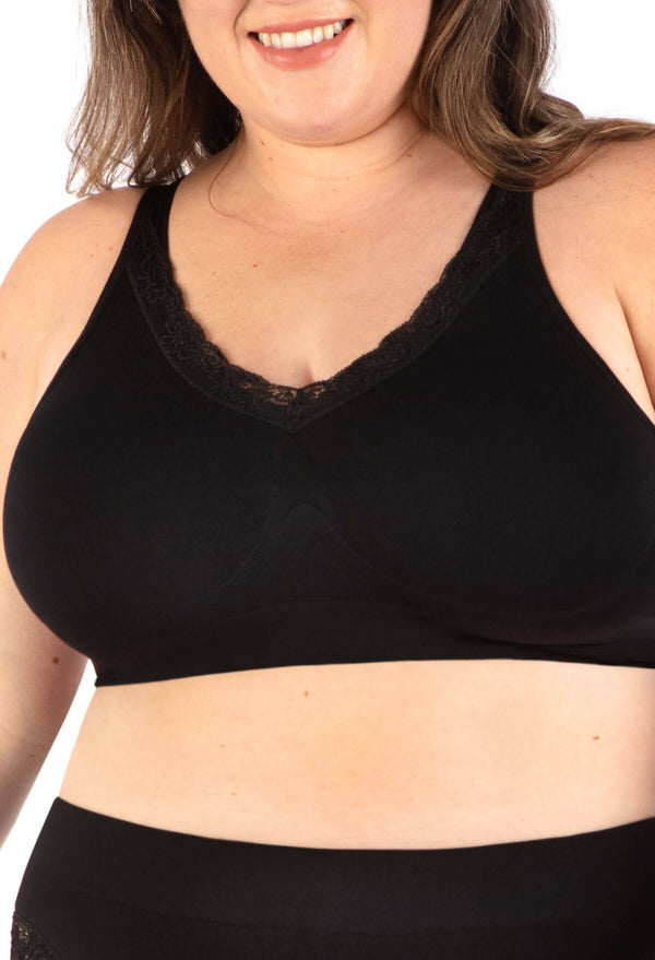 Lightweight Wire Free Bra For Big Boobs