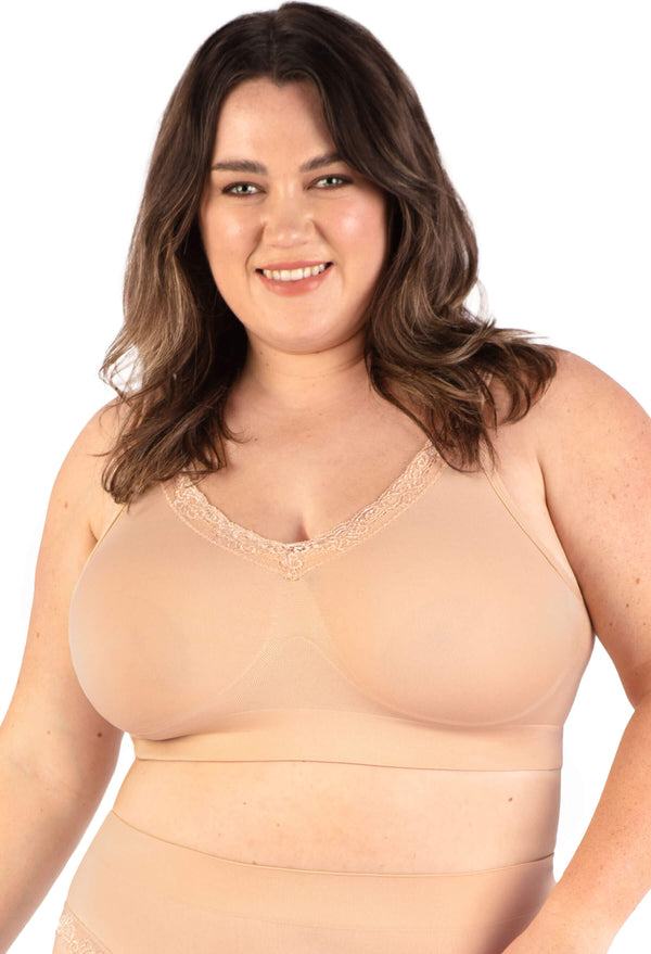 Lightweight Wire Free Bra For Big Boobs
