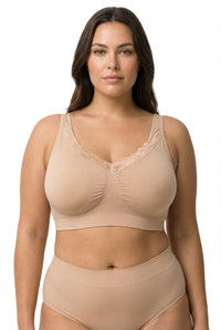 Lightweight Wire Free Bra For Big Boobs