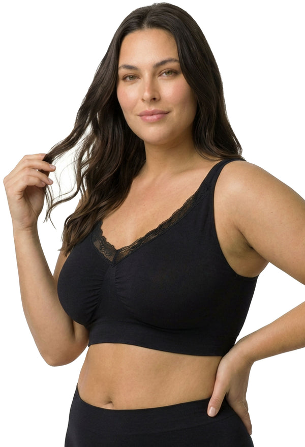 Lightweight Wire Free Bra For Big Boobs