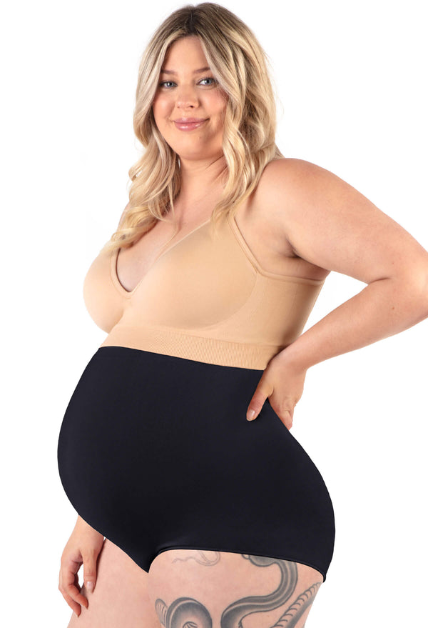 Maternity Underbust Cotton Rich Full Brief - Fancy 3 Pack