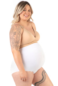 Maternity Underbust Cotton Rich Full Brief - Fancy 3 Pack