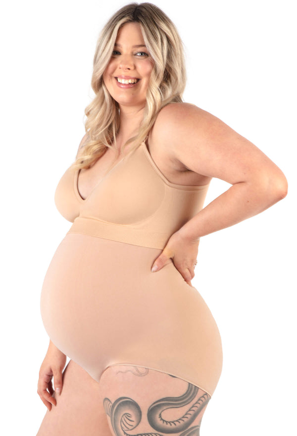 Maternity Underbust Cotton Rich Full Brief - Fancy 3 Pack