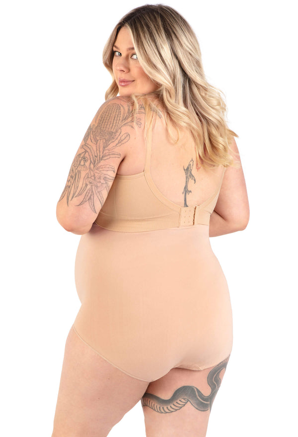 Maternity Underbust Cotton Rich Full Brief - Fancy 3 Pack