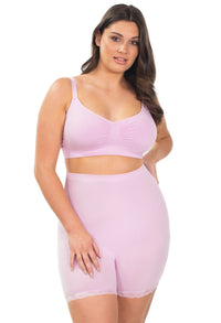 High Rise Cotton Rich Thermal Petite Shorts