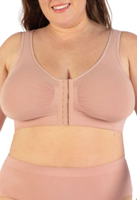 Padded Front Opening Bra - Wireless Comfort