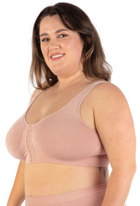 Padded Front Fastening Bra Wire Free