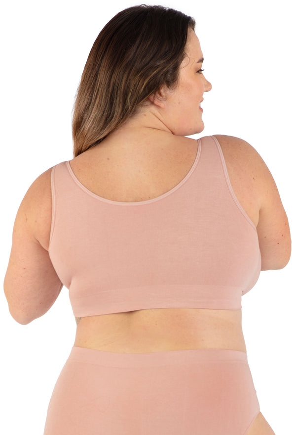 Padded Front Fastening Bra Wire Free