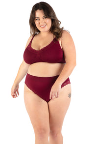 Lace Minimizer Wire Free Bra - Travel Bra 3 Pack