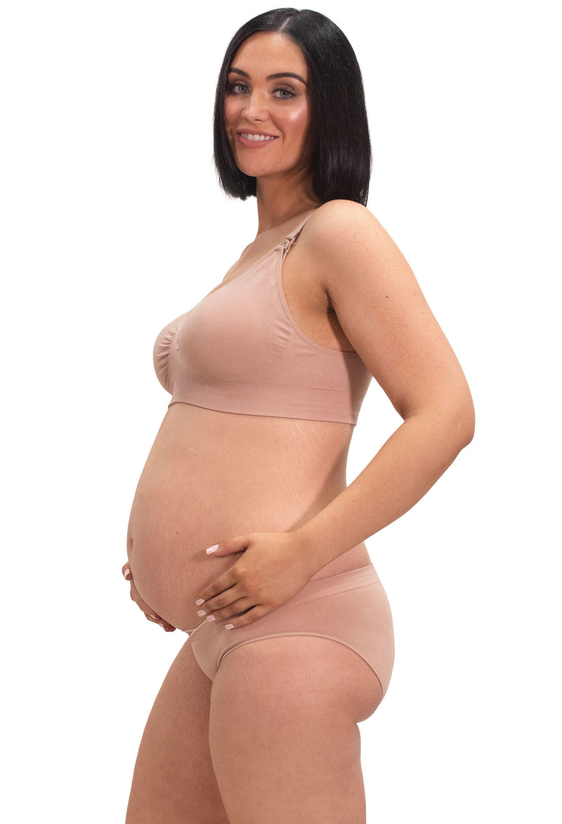 Maternity V-Waist Bamboo Bikini