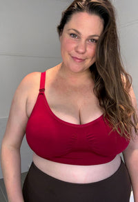 Wire-free bamboo maternity bra for everyday comfort