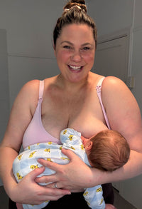 Soft Bamboo Nursing Bra for Pregnancy, Breastfeeding & Postpartum