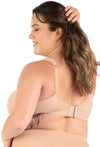 3 Pack Cushion Padded Strap Wire Free Maternity and Nursing Bra + Bra Extender Set