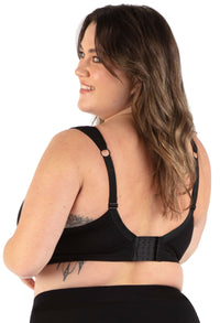 3 Pack Cushion Padded Strap Wire Free Maternity and Nursing Bra + Bra Extender Set