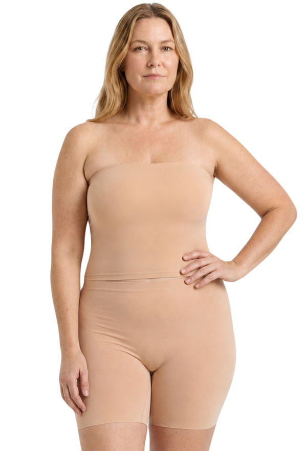 Cotton Comfort Seamless Minimising Tube - 2 Pack