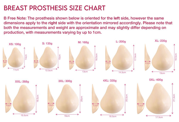 Invisible Mesh Comfort Padded Bra & Prosthesis Set