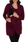 Bamboo Soft Drape Nursing Top - 2 Pack