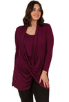 Bamboo Soft Drape Nursing Top - 2 Pack