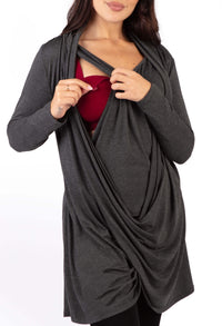 Bamboo Soft Drape Nursing Top - 2 Pack