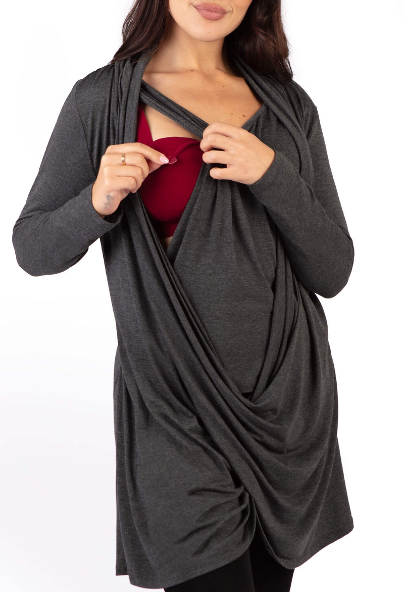 Bamboo Soft Drape Nursing Top - 2 Pack