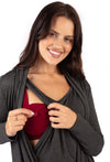 Bamboo Soft Drape Nursing Top - 2 Pack