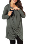 Bamboo Soft Drape Nursing Top - 2 Pack